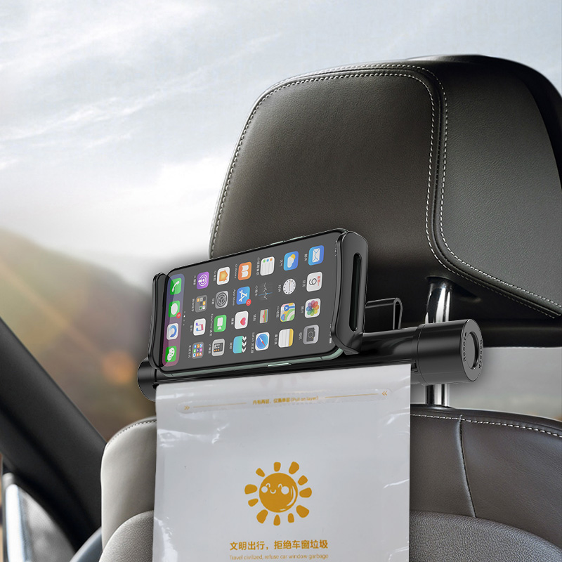 Car Headrest Mount & Trash Bag : CHZ-10